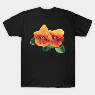 Two Orange Pansies T-Shirt